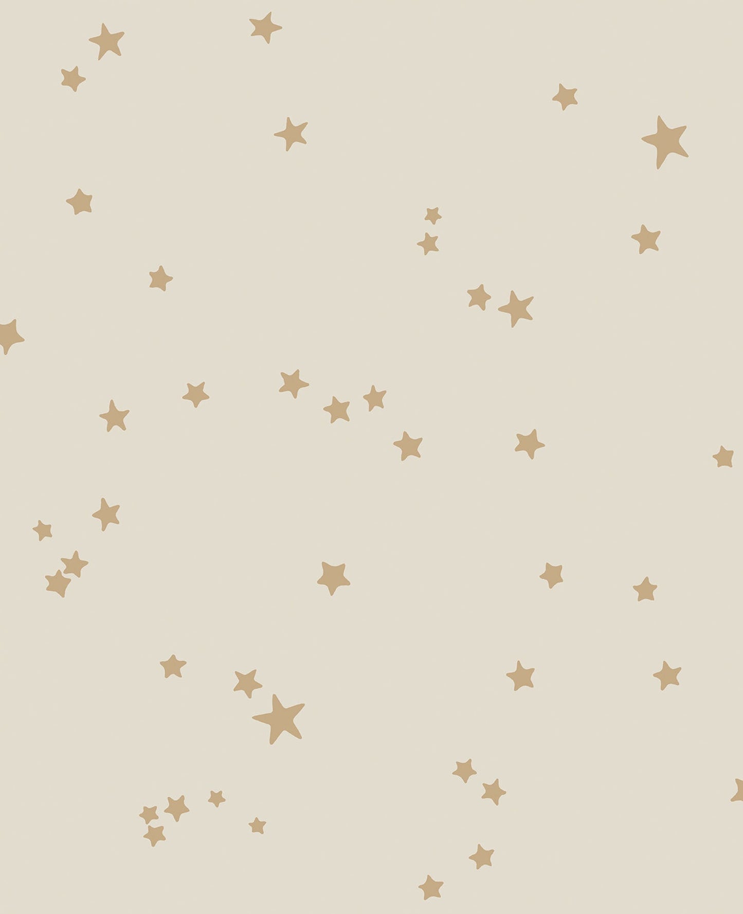 Cole & Son Stars - Metallic Gold on Linen