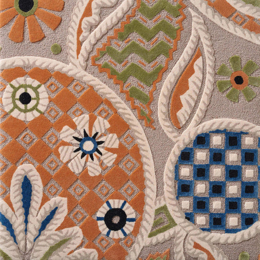Pierre Frey Scipione - Orange Bleu
