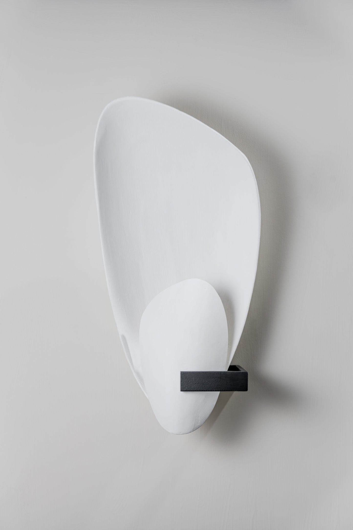 Esme Wall Light - Plaster White with Carbon