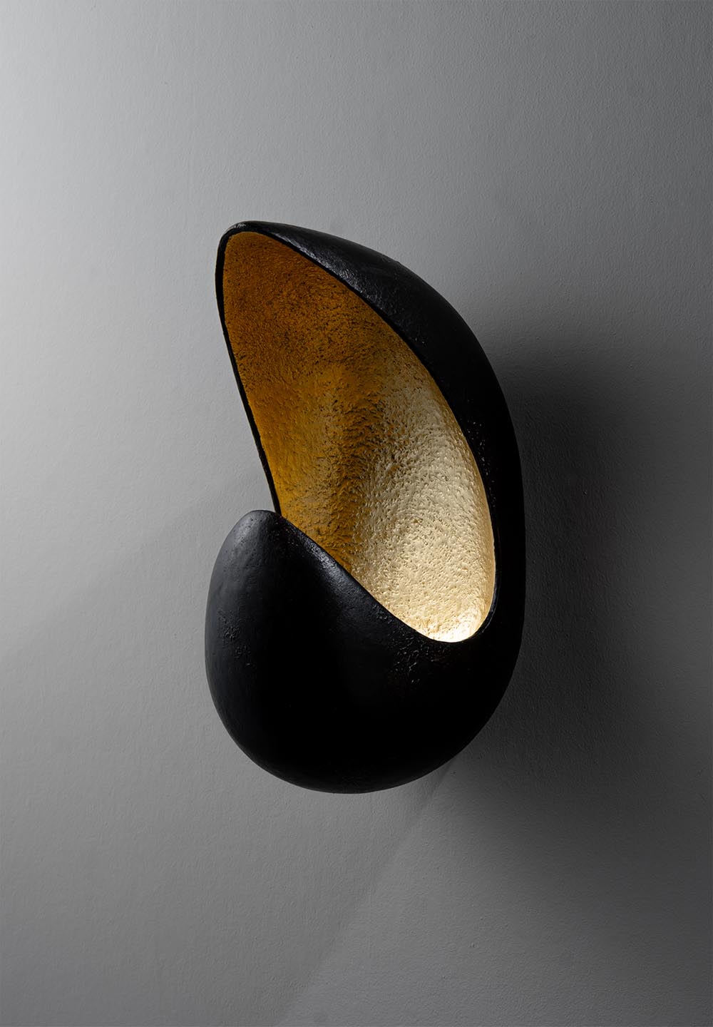 Caju Wall Light - Fired Copper with Bright Gold