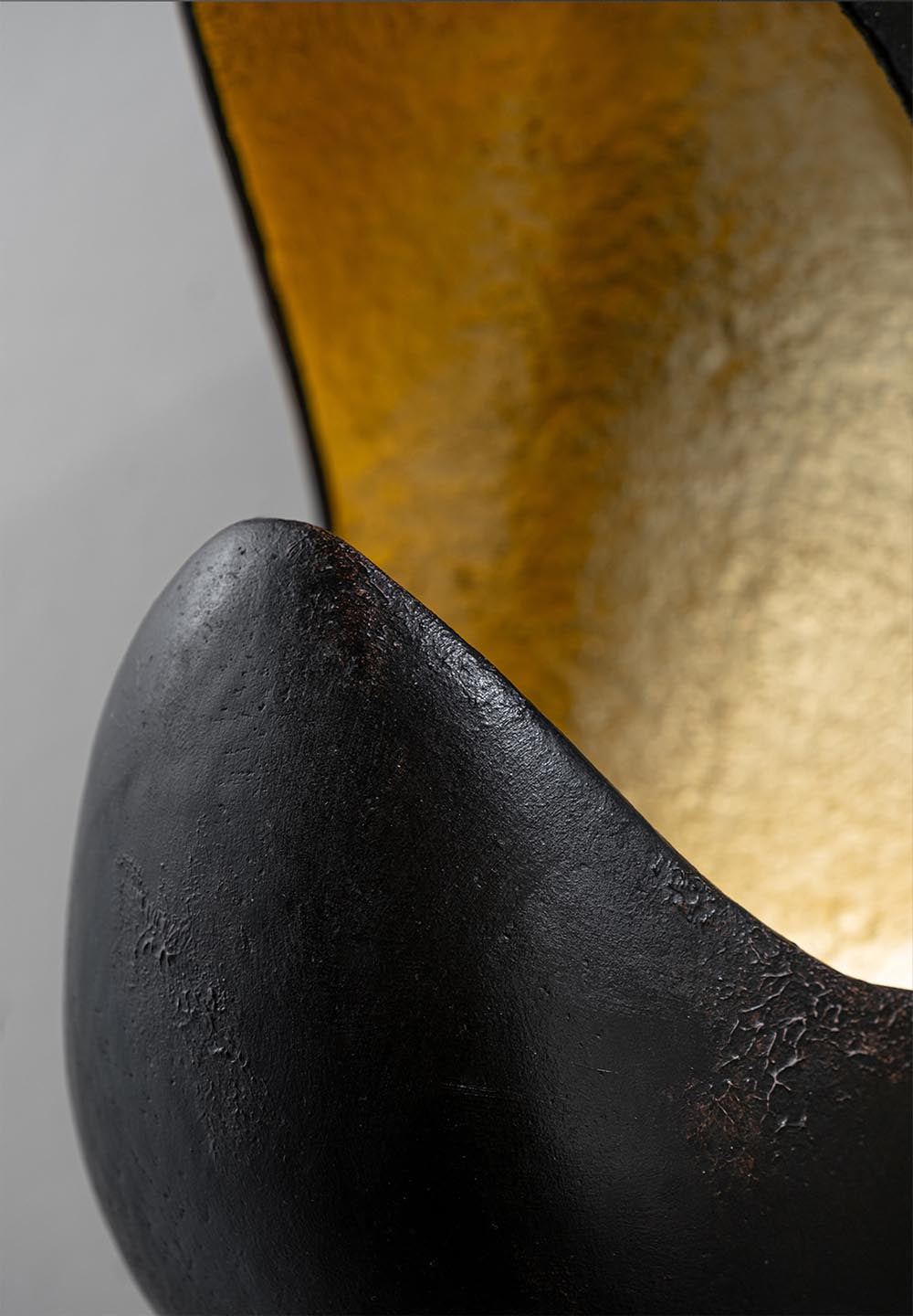 Caju Wall Light - Fired Copper with Bright Gold