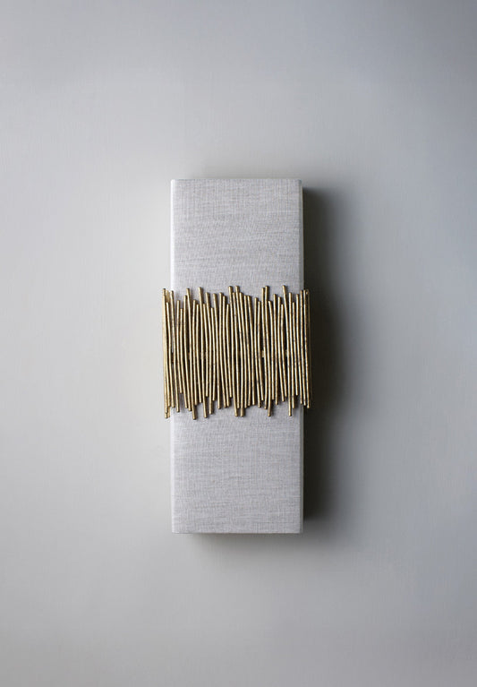 Matchstick Wall Light - White Gold