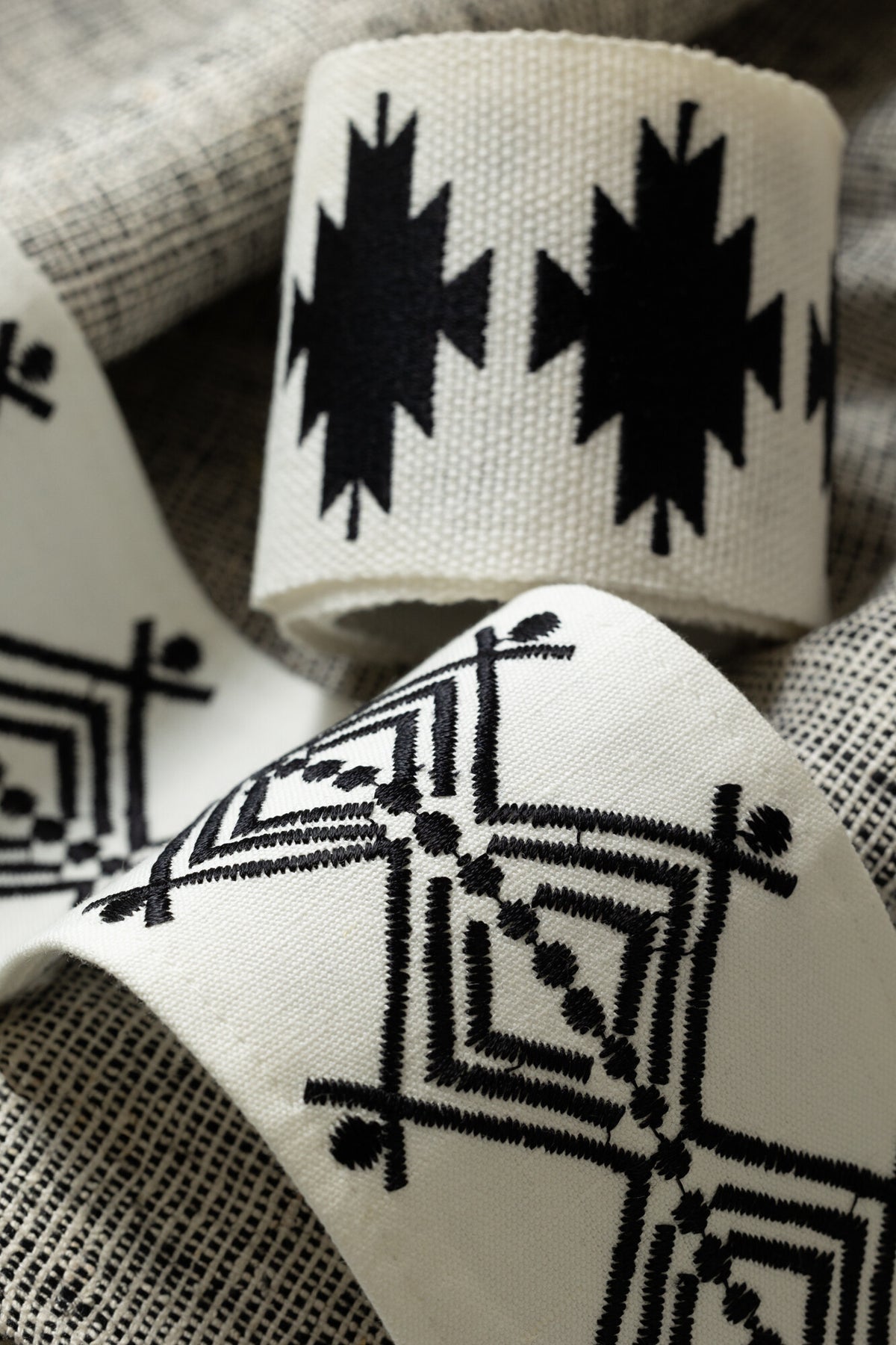Samuel and Sons Chimayo Embroidered Border — scenography