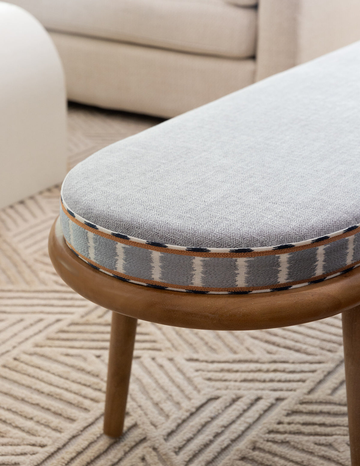 Samuel and Sons Taos Embroidered Border — scenography