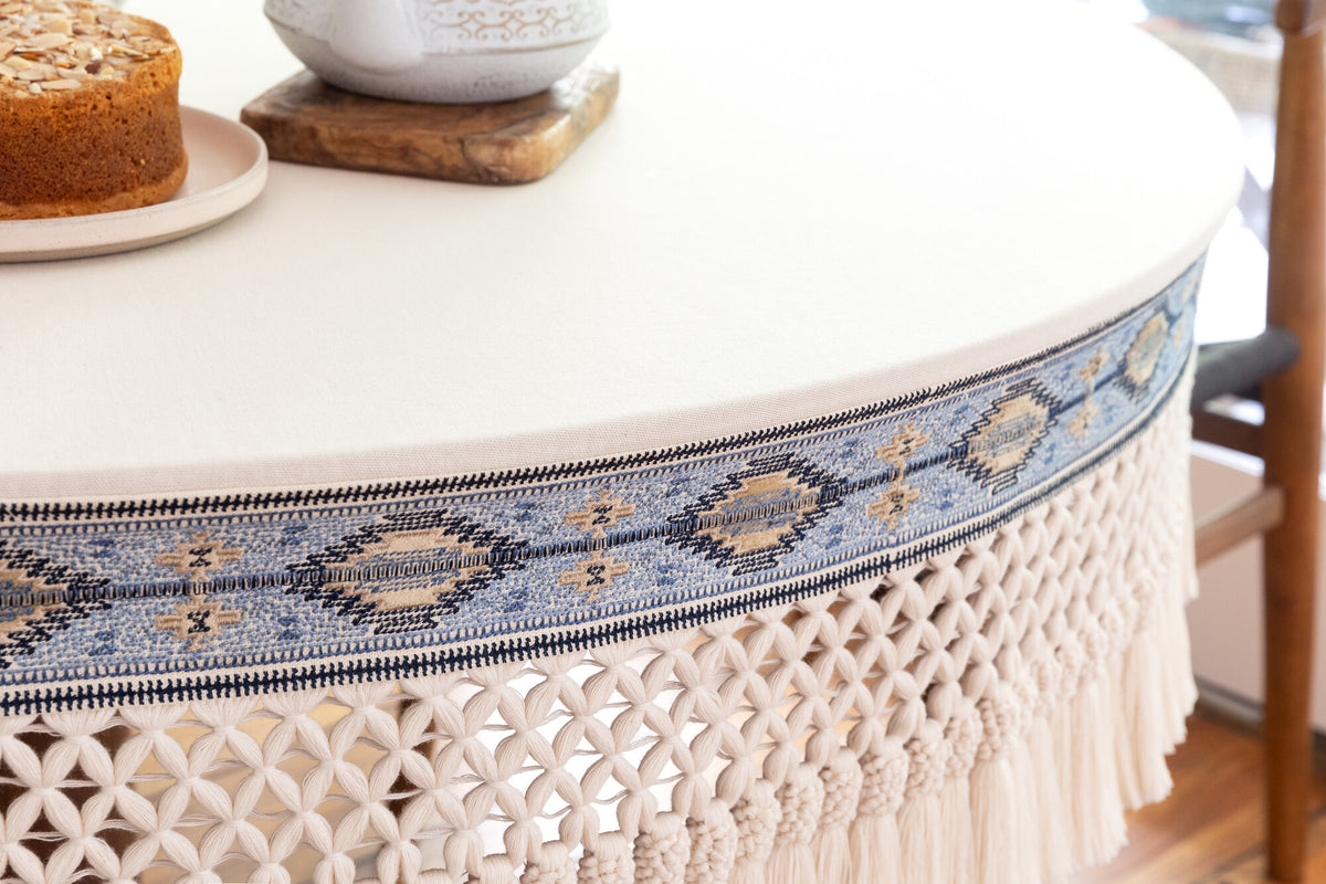 Samuel and Sons Bali Cotton Tassel Skirt Fringe — scenography