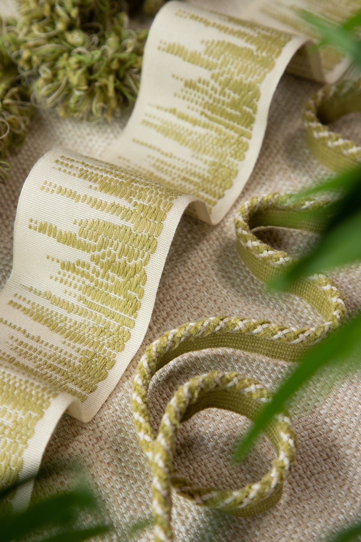 Samuel and Sons Terrace Chenille Loop Fringe — scenography