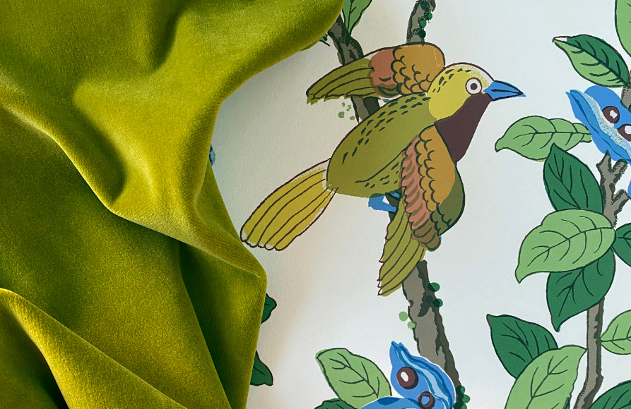GP & J Baker | Tetbury Velvet - interior