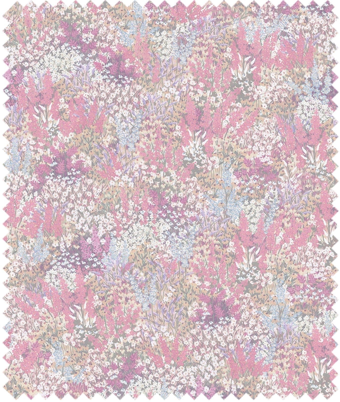 Cole & Son Petite Fleur Linen Union - Cerise & Eau de Nil