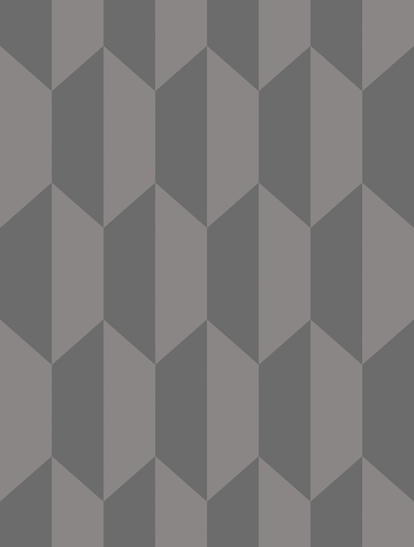 Cole & Son Tile - Charcoal and Metallic Pewter