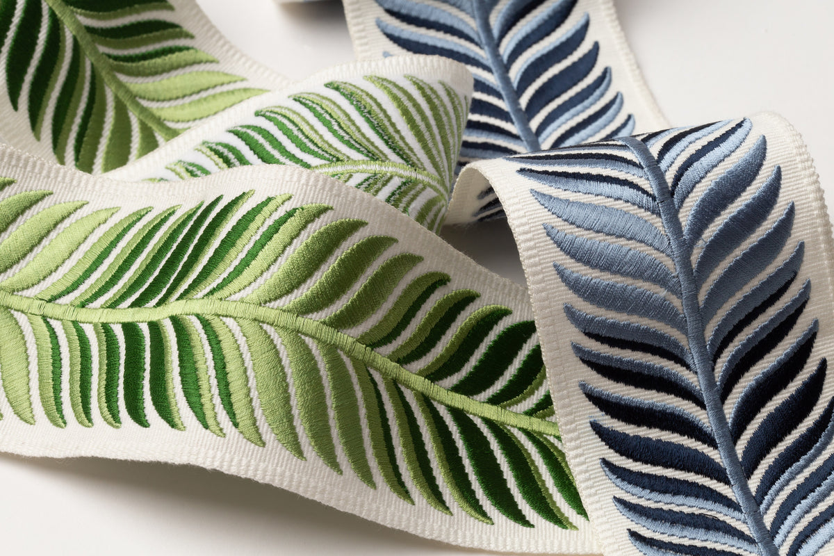 Samuel and Sons Treillage Embroidered Border — scenography
