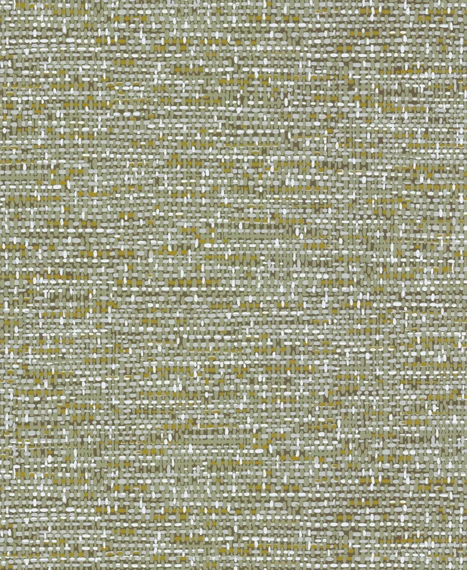Cole & Son Tweed - Soft Olive & Grey on Soot