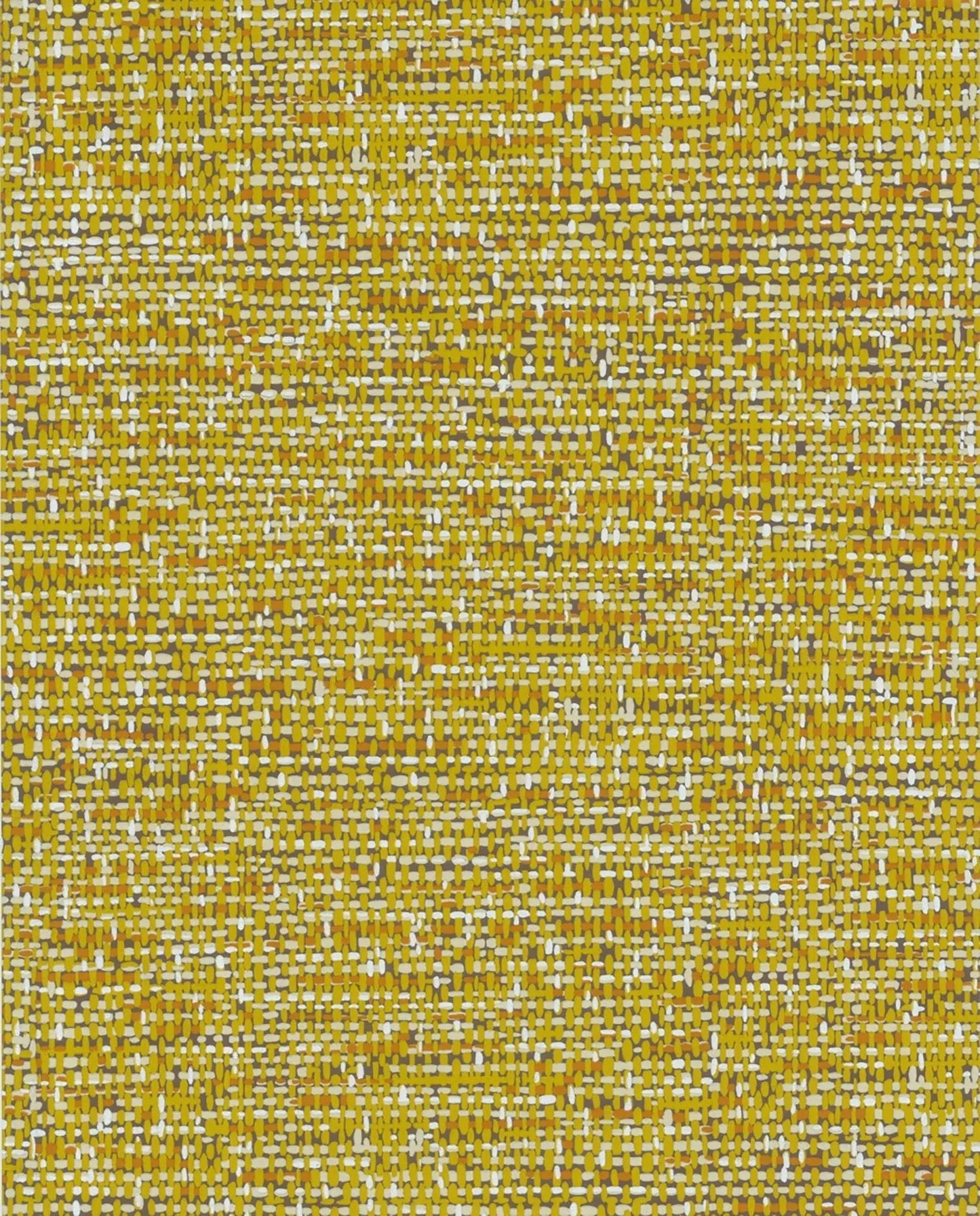 Cole & Son Tweed - Chartreuse & Burnt Orange on Soot