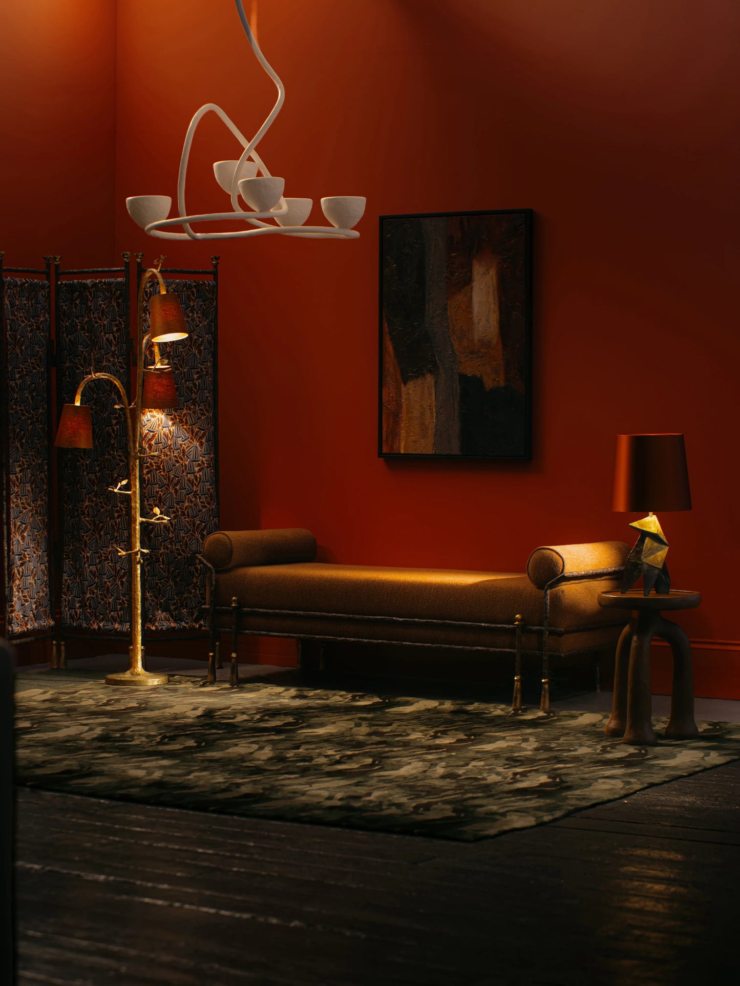 Porta Romana | Twisted Compton Ceiling Light
