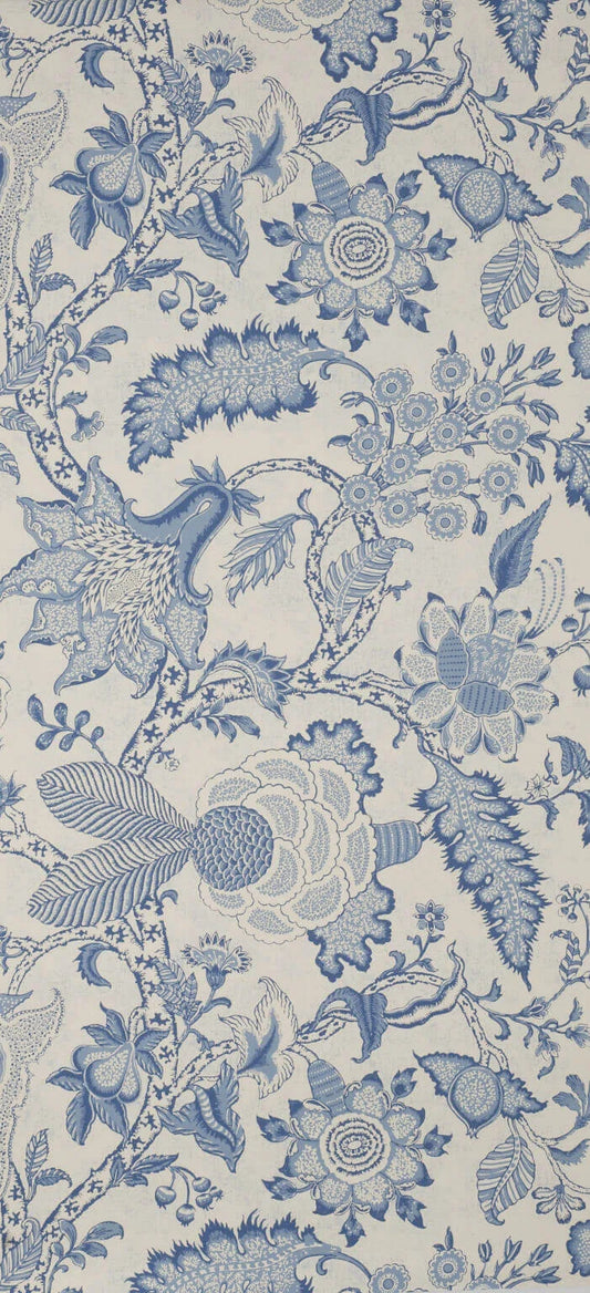Pierre Frey Wallpaper Septeuil - Antique Blue