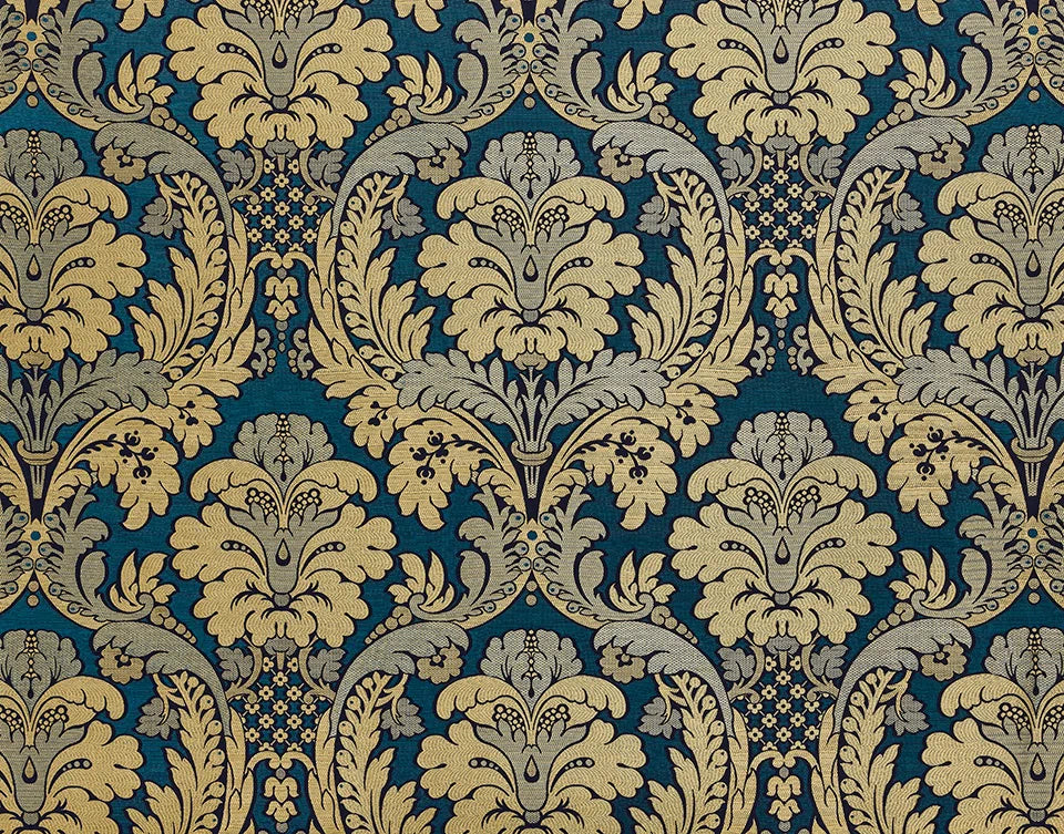 Pierre Frey Brockford Damask - Atlantic