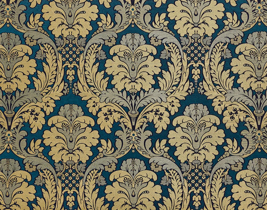 Pierre Frey Brockford Damask - Atlantic