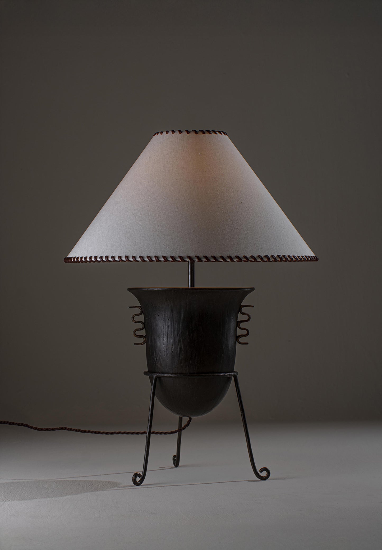 Etrusco Lamp - New Bronze lit