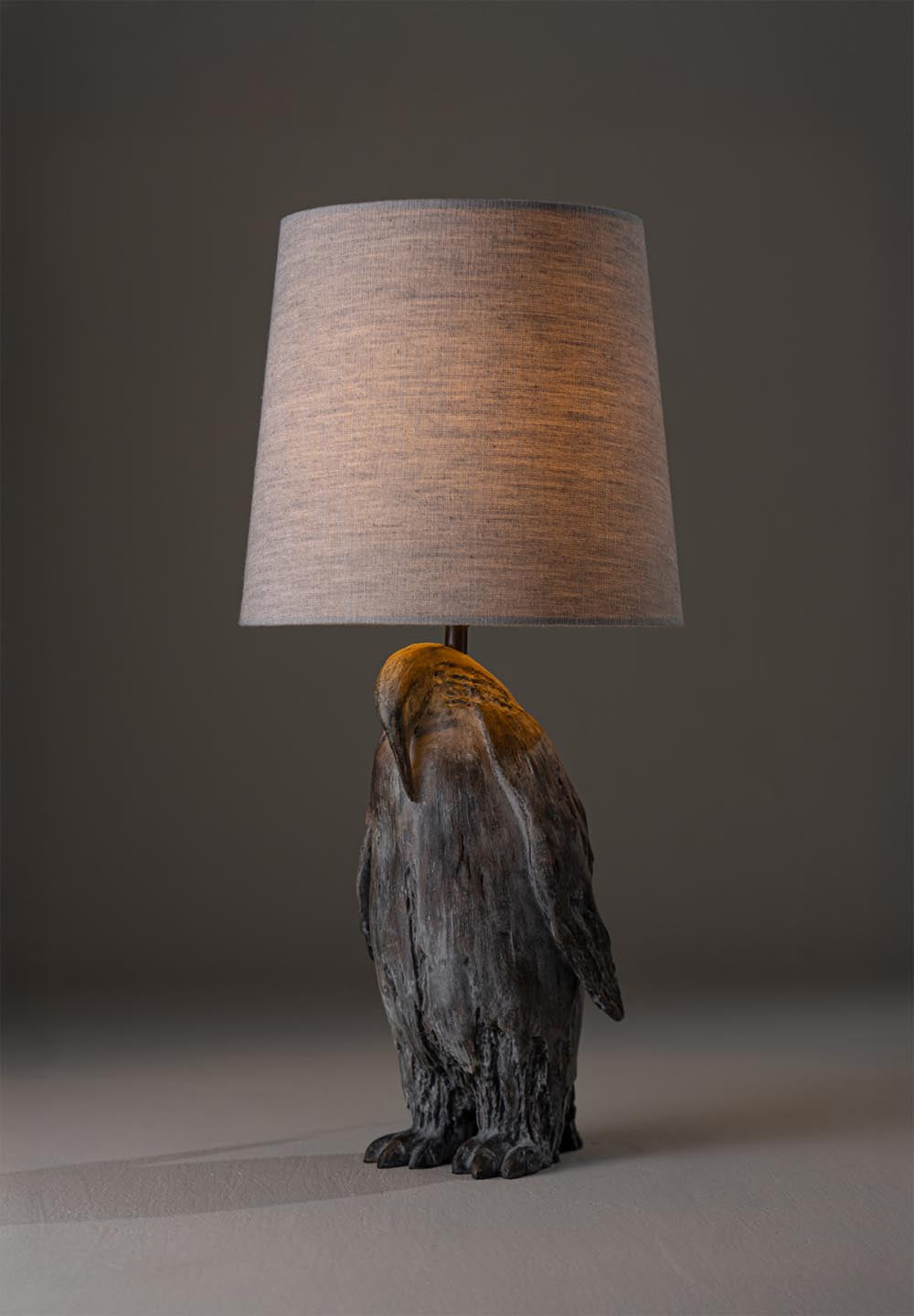 Mary Lamp - Driftwood lit