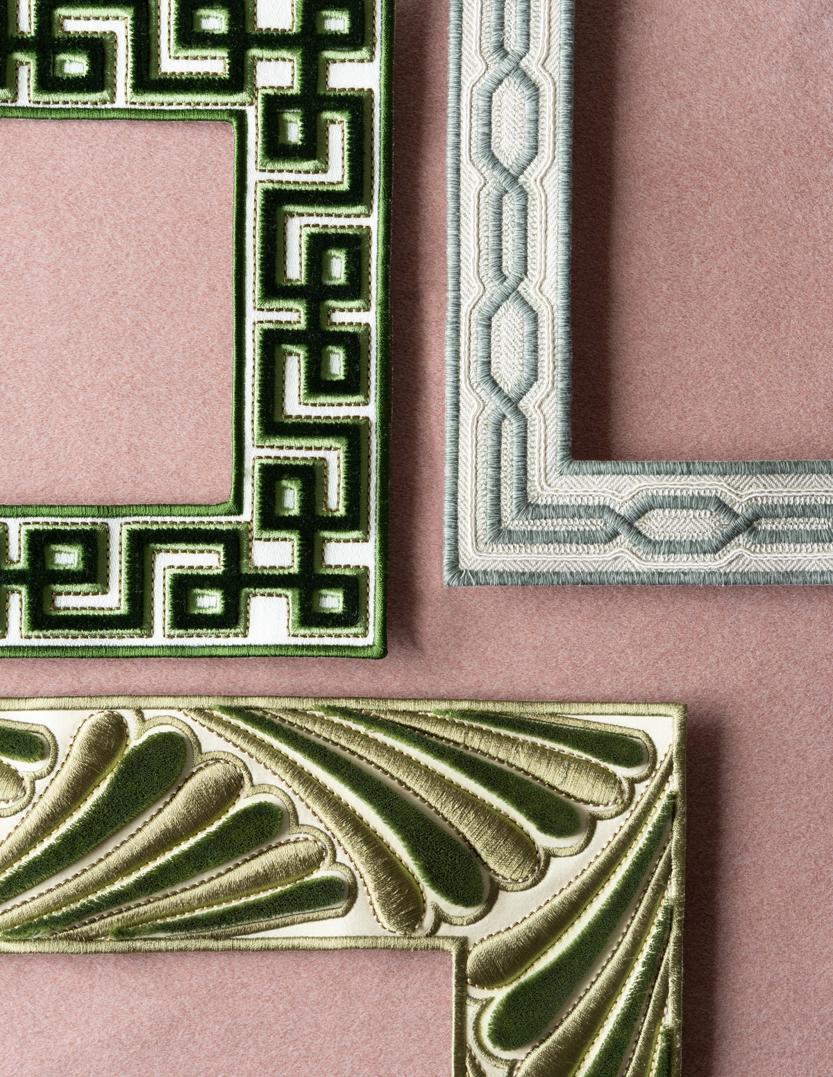 Samuel and Sons Laurentia Velvet Appliqué — scenography
