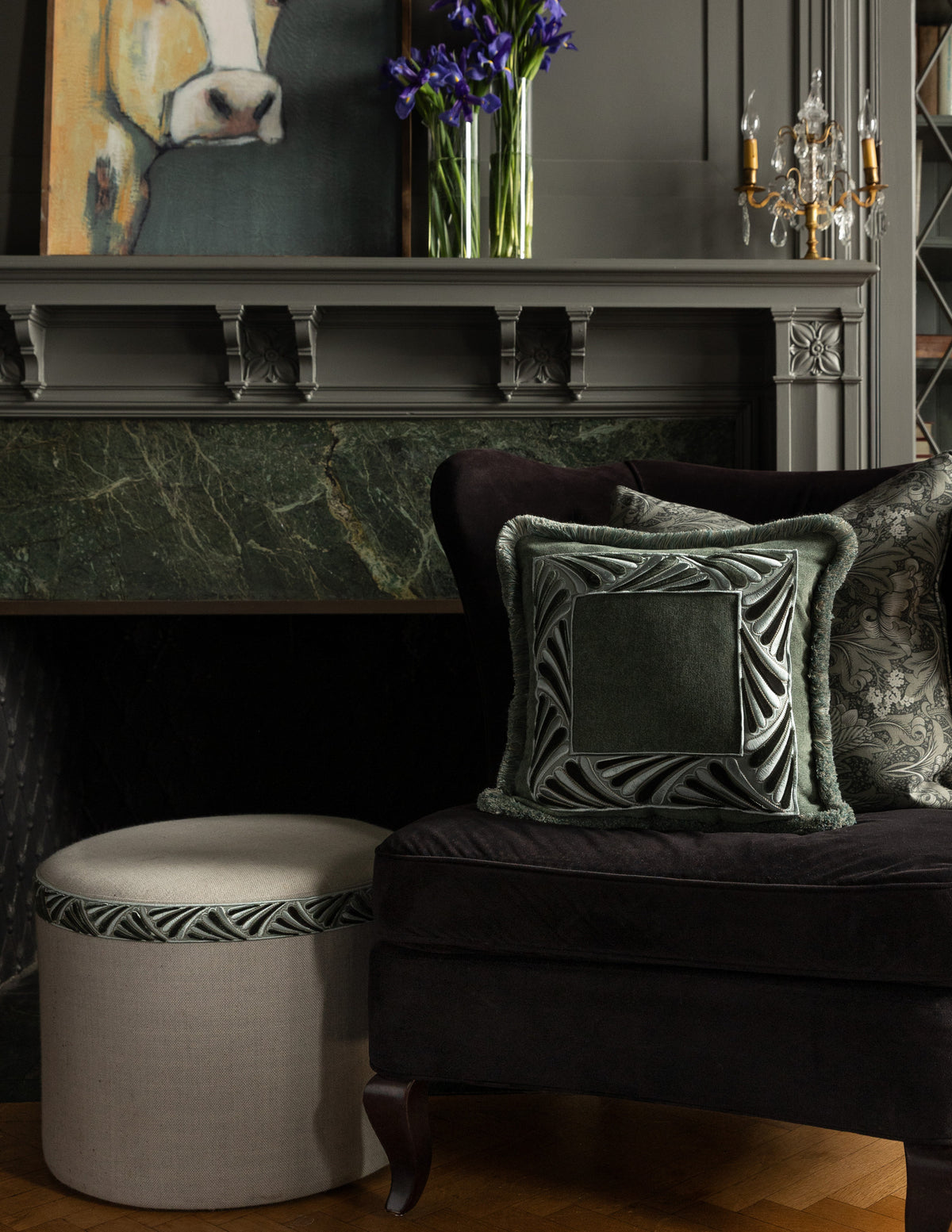 Samuel and Sons Laurentia Velvet Border — scenography