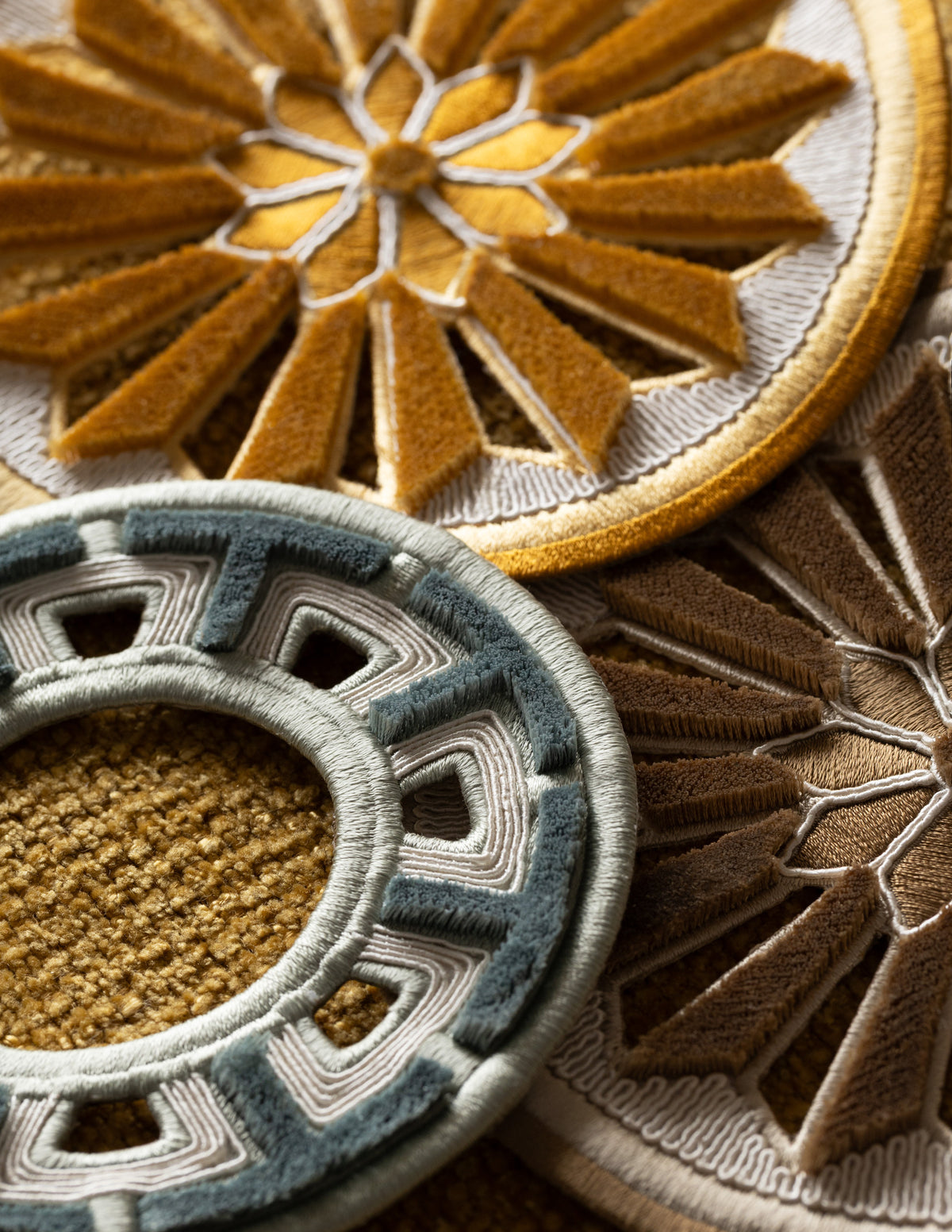 Samuel and Sons Heliara Velvet Rosette — scenography