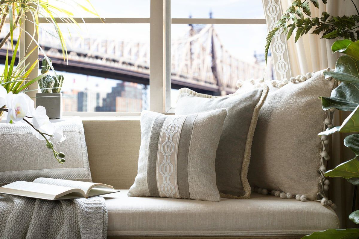 Samuel and Sons Veranda Linen Beaded Fringe — scenography