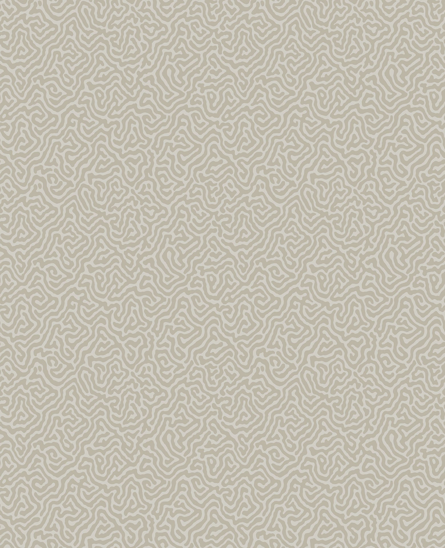 Cole & Son Vermicelli - Metallic Gilver on Stone