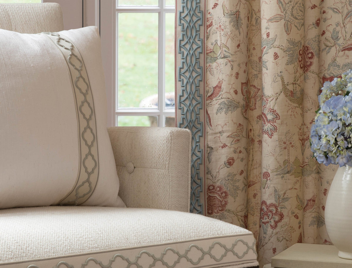 Samuel and Sons Mireille Embroidered Border — scenography