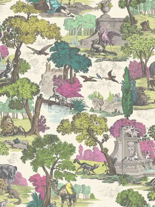 Cole & Son Versailles Grand (2 roll set) wallpaper - Bright Classic Multi