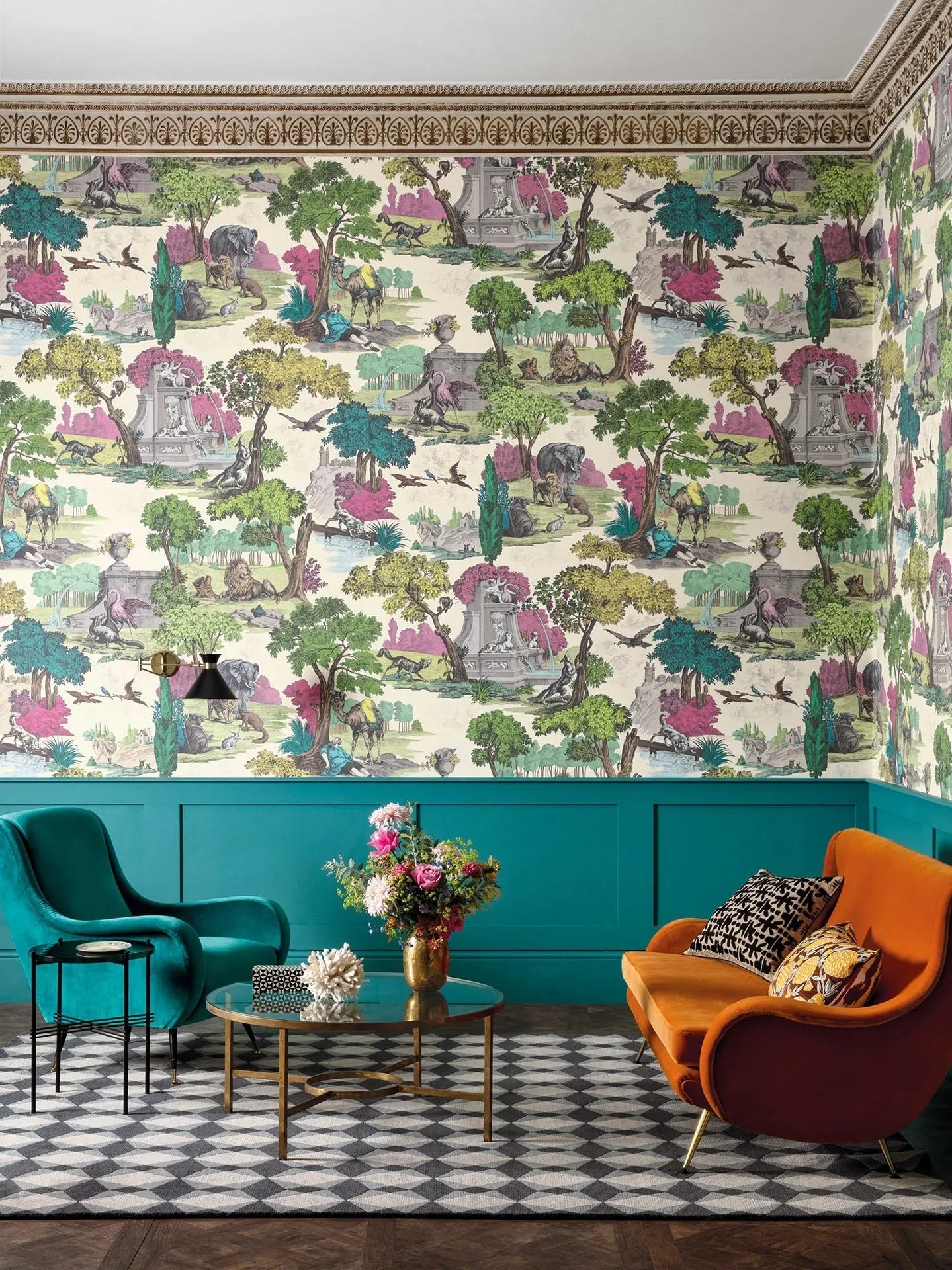 Cole & Son Versailles Grand (2 roll set) - interior