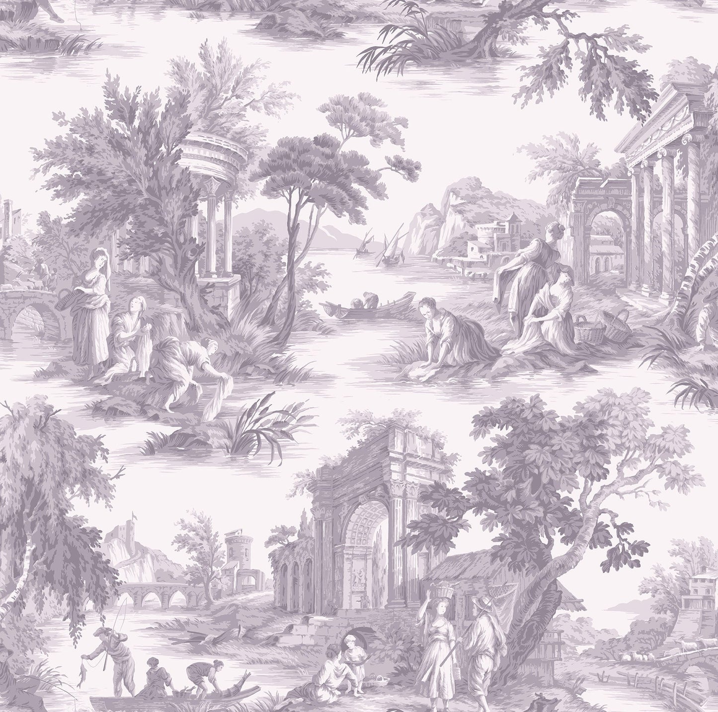 Cole & Son Villandry - Pale Violet on Dove