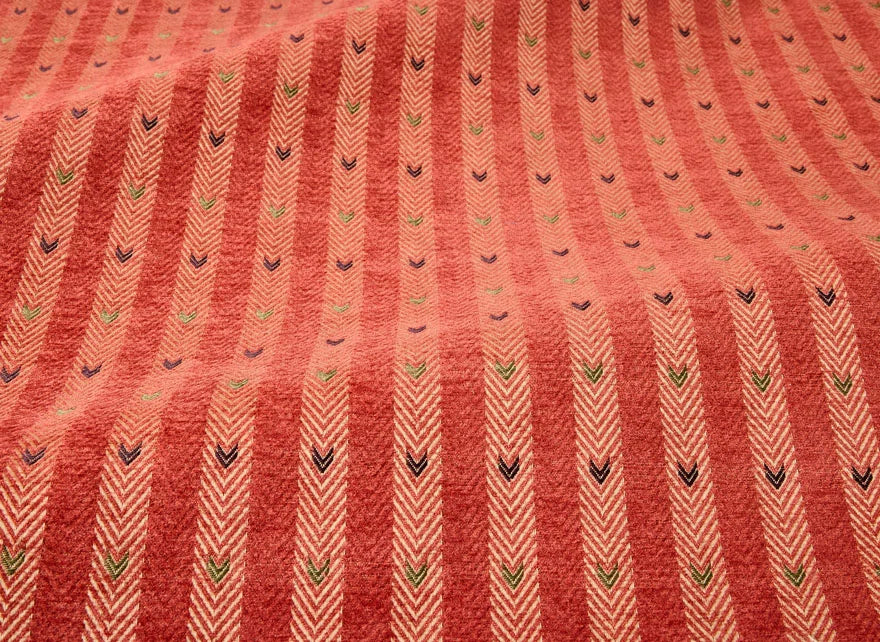 Pierre Frey Arrowhead Chenille - Coral