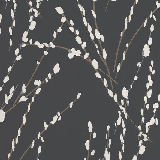 Romo | Mikado Wallcovering – Charcoal