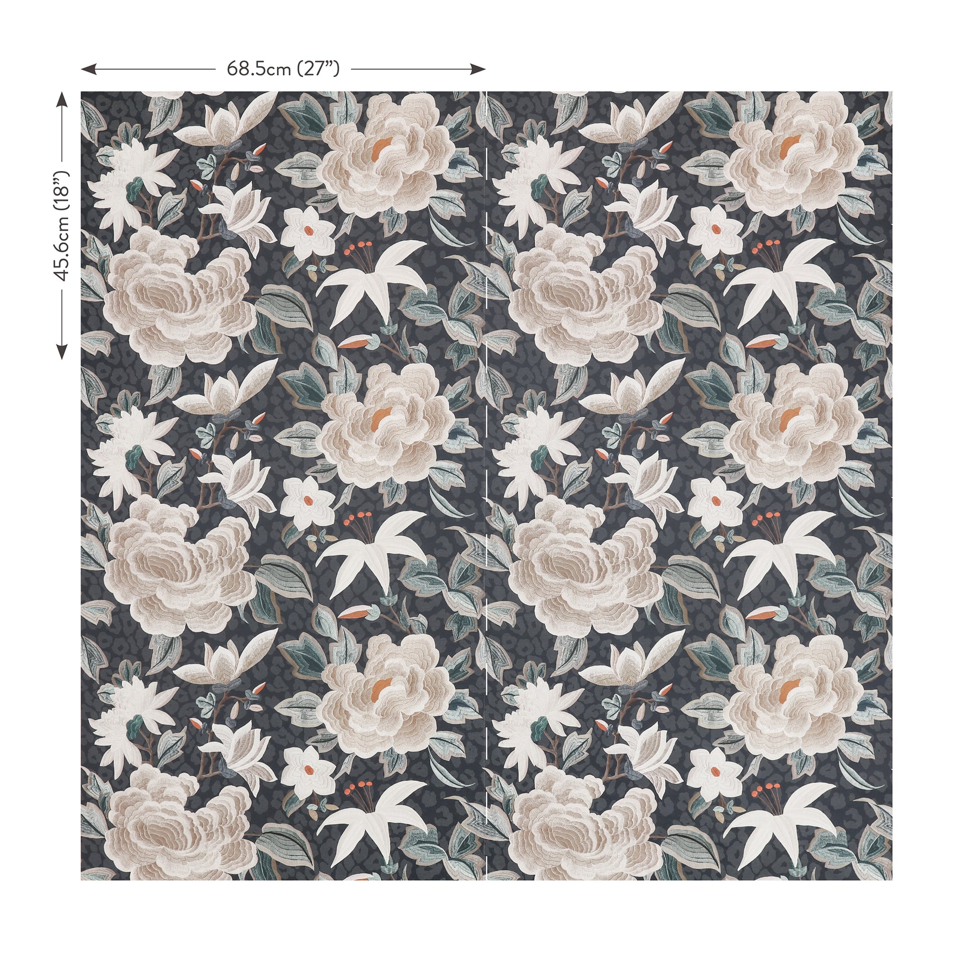 Pierre Frey Romo | Lavinia Matte Wallcovering – Slate — scenography
