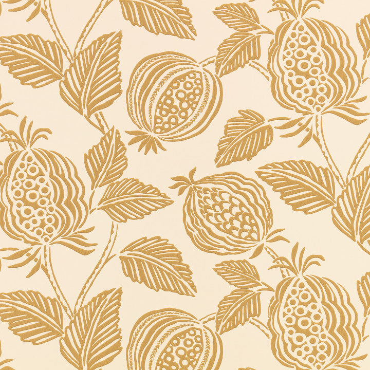 Romo Averly Wallcovering in Ochre