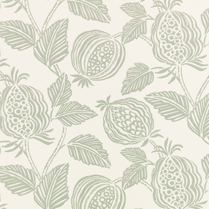 Romo Averly Wallcovering in Eau De Nil