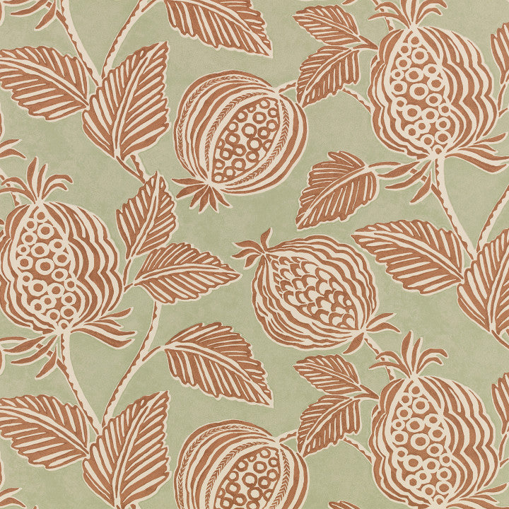 Romo Averly Pigment Wallcovering in Watermint