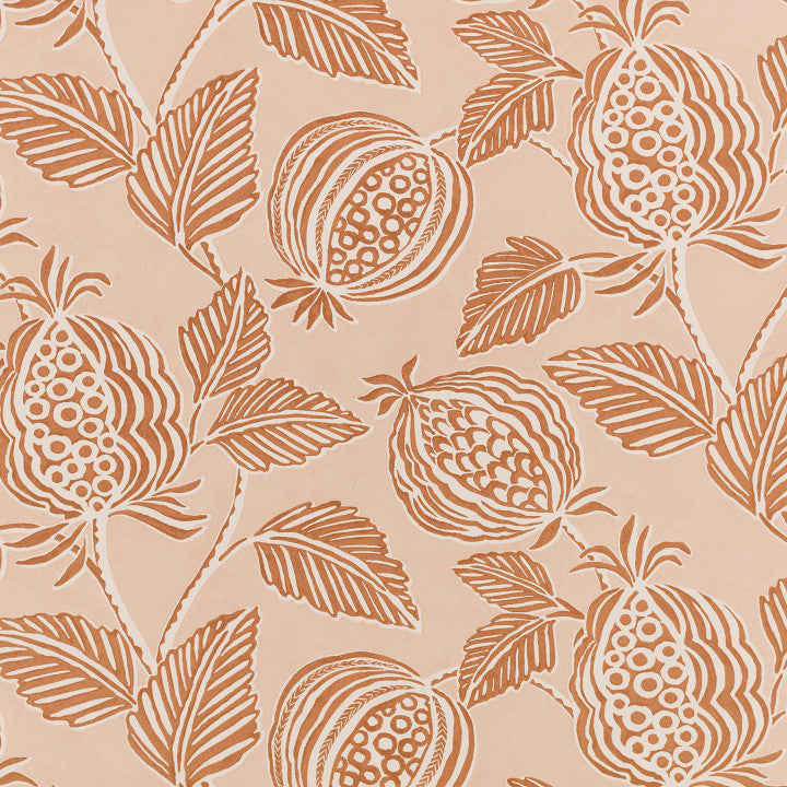 Romo Averly Pigment Wallcovering in Tuscan Pink