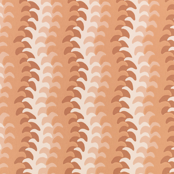 Romo Eshi Wallcovering in Tuscan Pink