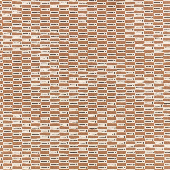 Romo Odara Wallcovering in Copper