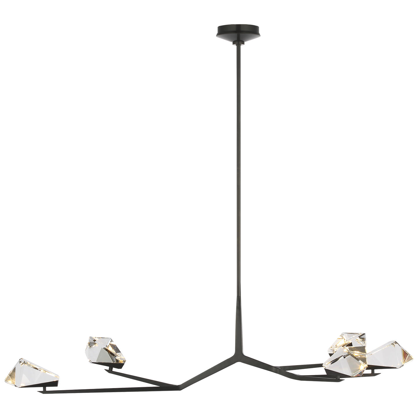 Carraig 52 5 Light Chandelier - Bronze