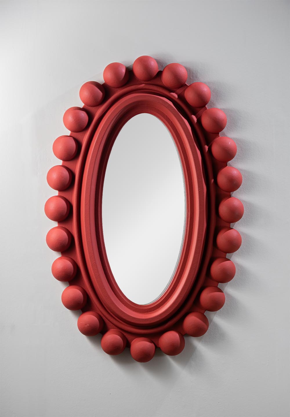 Zande Mirror - Indian Red