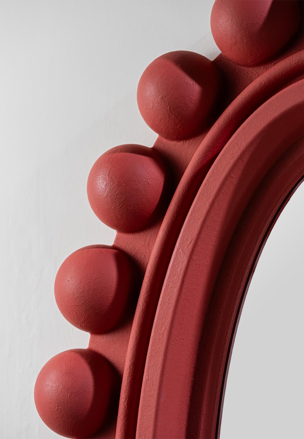 Zande Mirror - Indian Red