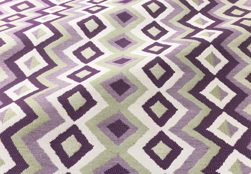 Pierre Frey Zambian Stripe Cotton - Grape