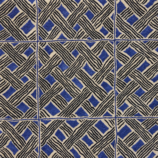 Pierre Frey Behanzin - Bleu