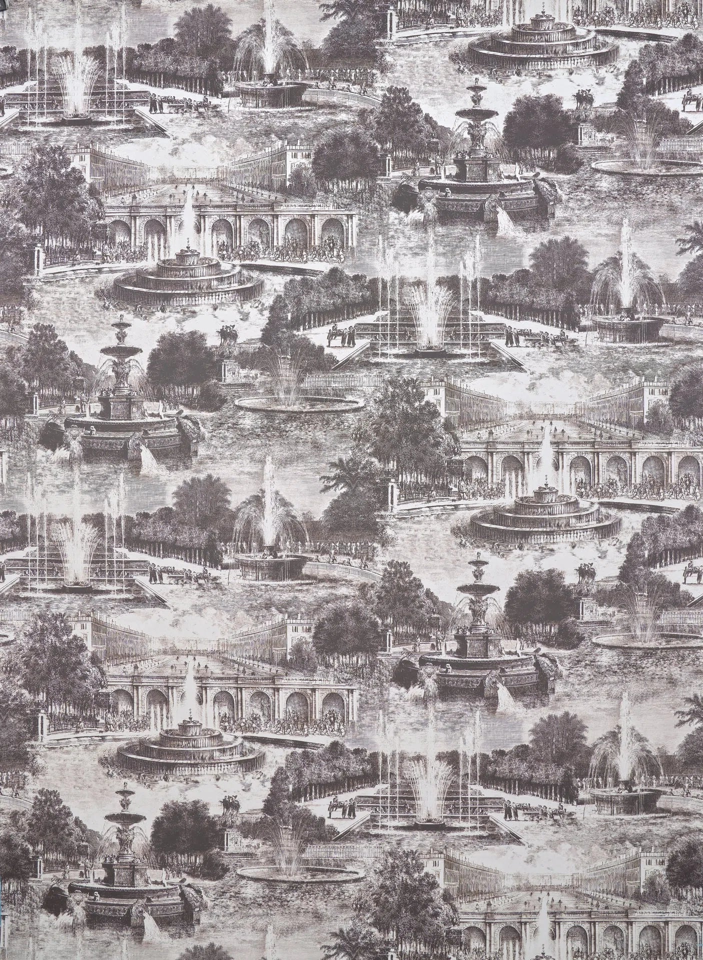 Pierre Frey Les Fontainiers - Fusain
