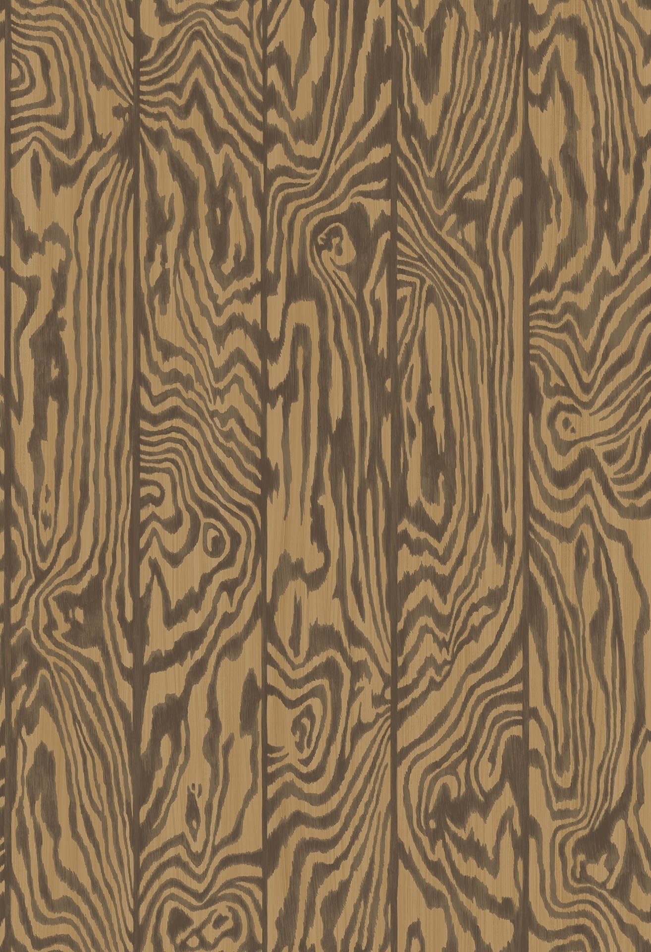 Cole & Son Zebrawood - Soot on Spice