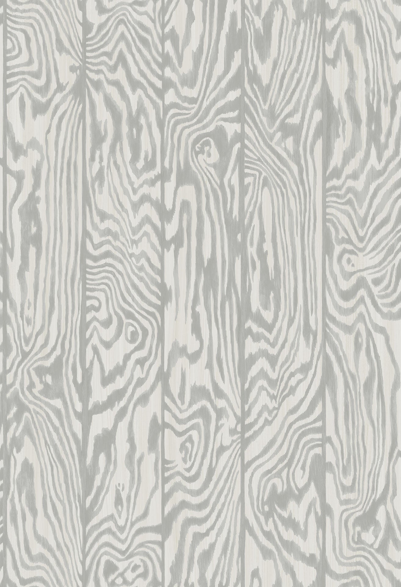 Cole & Son Zebrawood - Grey on White