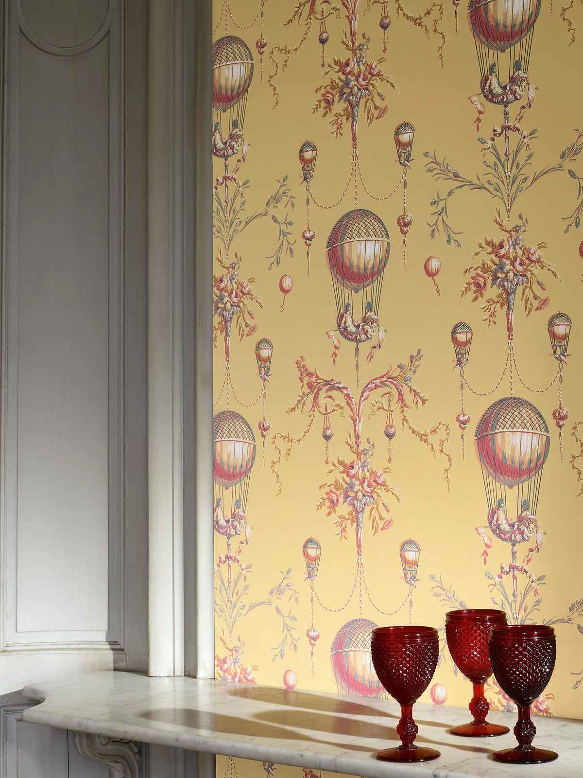 Pierre Frey Wallpaper La Roziere - Fond Uni — scenography