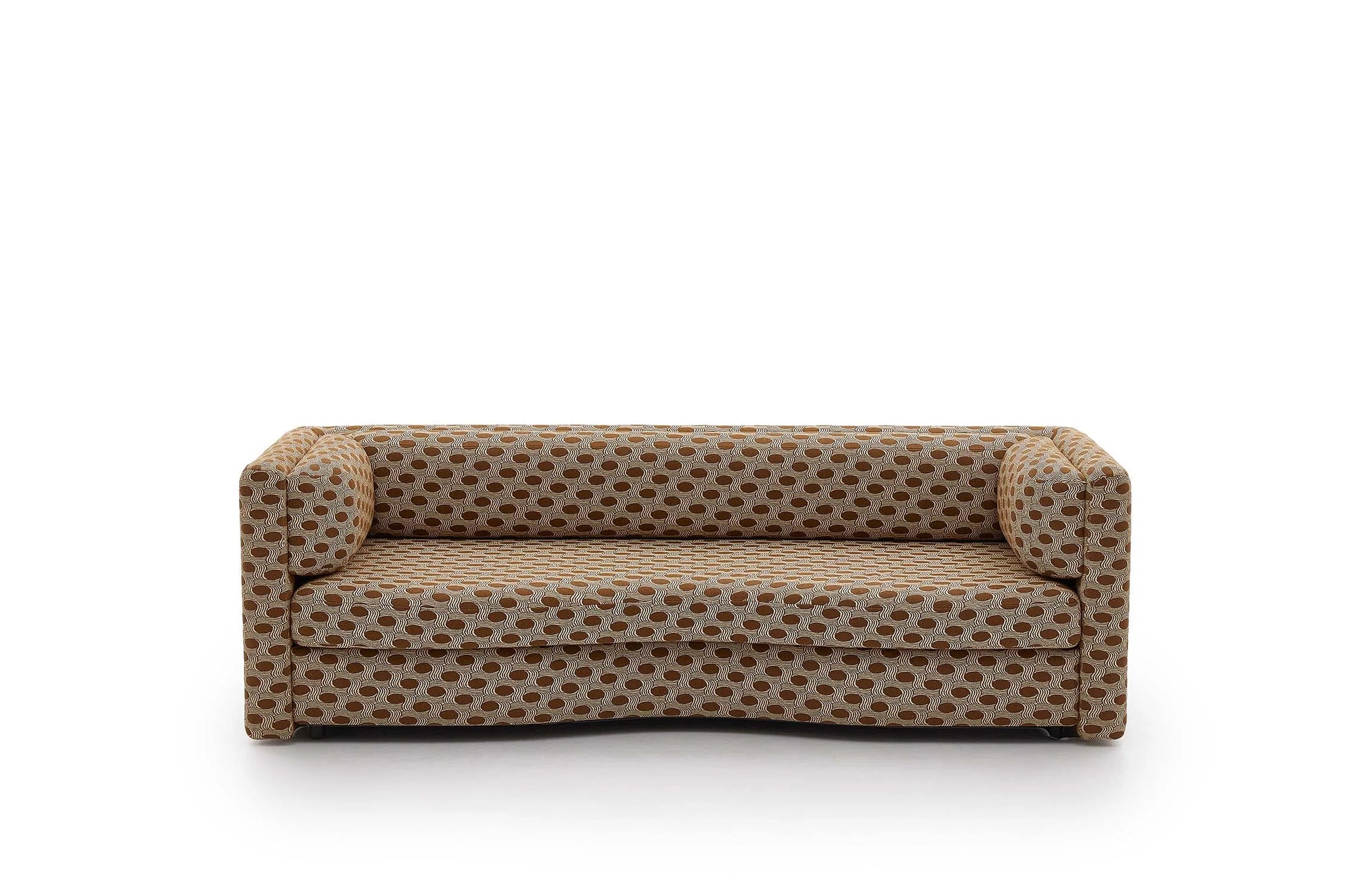 Pierre Frey Virgule - Stained beech with water-based varnish; stretched fabric upholstery